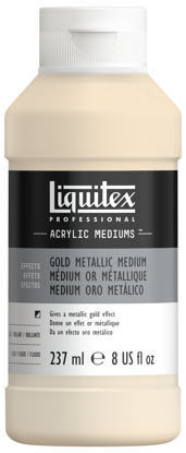 Liquitex Effects - Gold Metallic Medium, 237ml